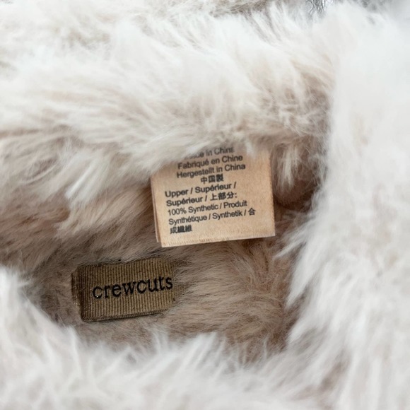 J crew Girls' metallic lodge moccasins sleepers in metallic silver pink size 2 - Picture 6 of 9